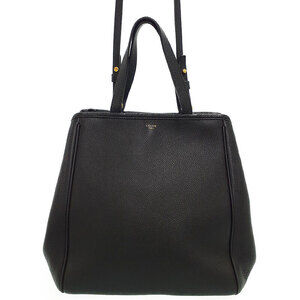 Celine Folded Cabas Grained Calfskin Shoulder bag